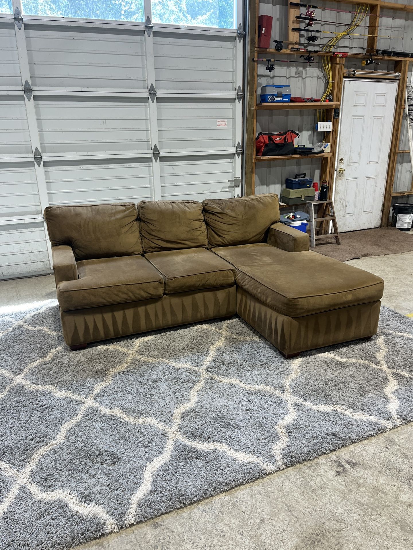 Brown Sectional Sofa - Great Condition - Ready for a New Home!