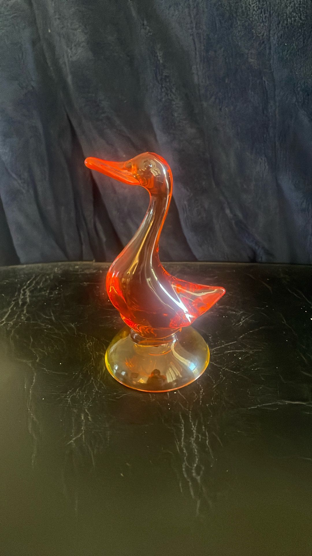 Vintage Viking Glass Epic Line Duck
