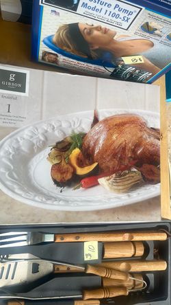 Gibson Home Fruitful Durastone Oval Platter