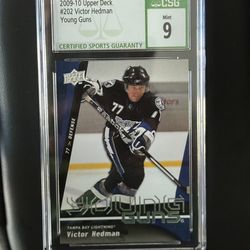 2009 Victor Hedman #202 Young Guns Upper Deck