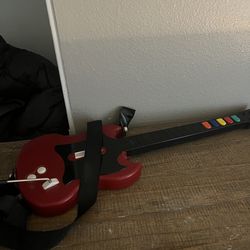 Red ps2 guitar