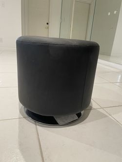 Black Round Chair