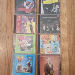 8 CDs - Classical & Kids: Mozart, Pavarotti, Disney, "Mommy and Me"