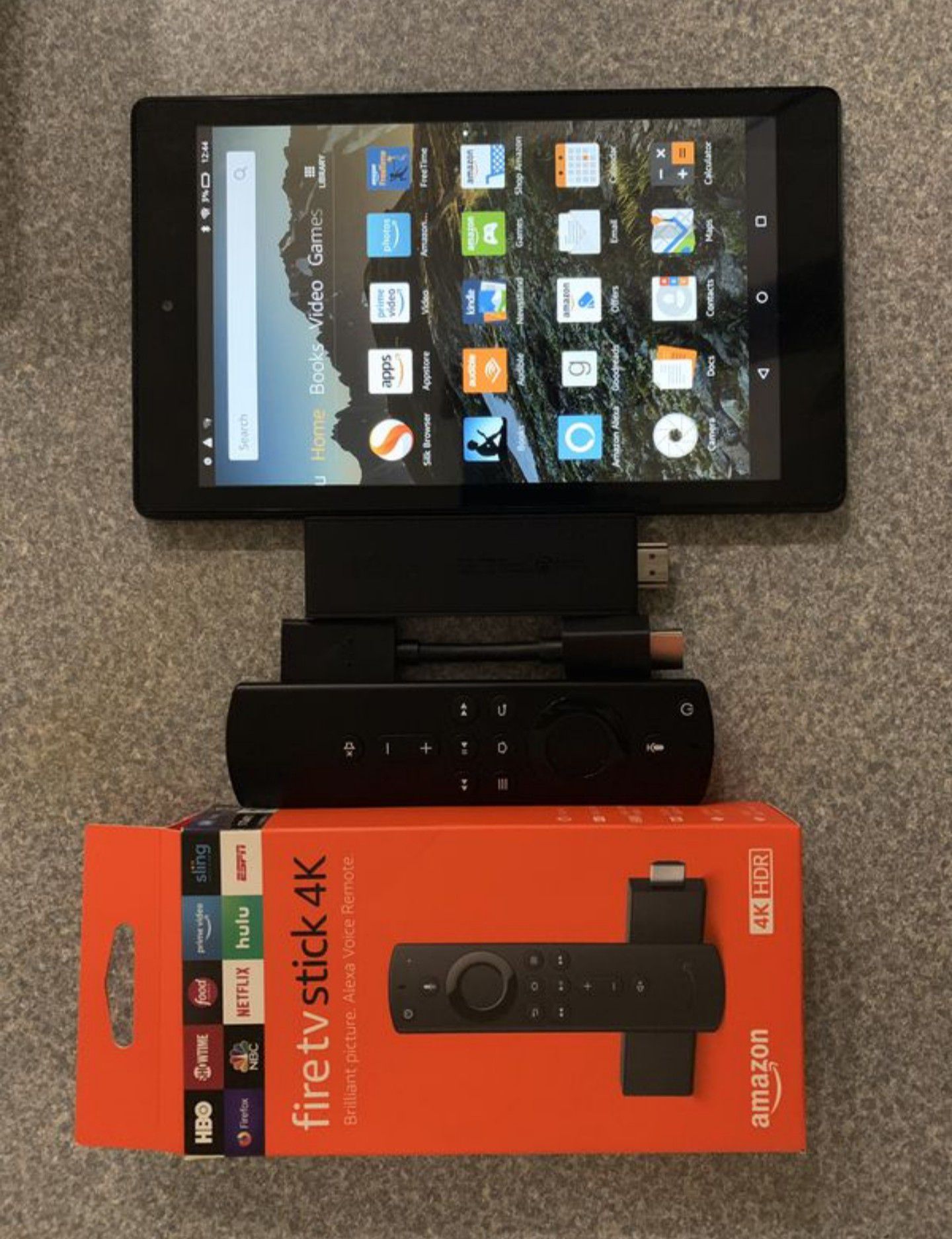 Amazon Fire TV Stick 4K and Fire Tablet 8 HD