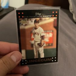 TIM LINCECUM 2007 TOPPS UPDATE ROOKIE CARD #UH158 Giants