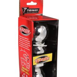 Trimax TDBAL22516 2" & 2-5/16" Double Tow Ball- Chrome, for RP & XTR Aluminum Hitches