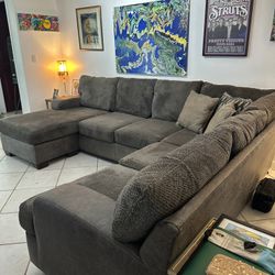 Gray Sectional Sofa