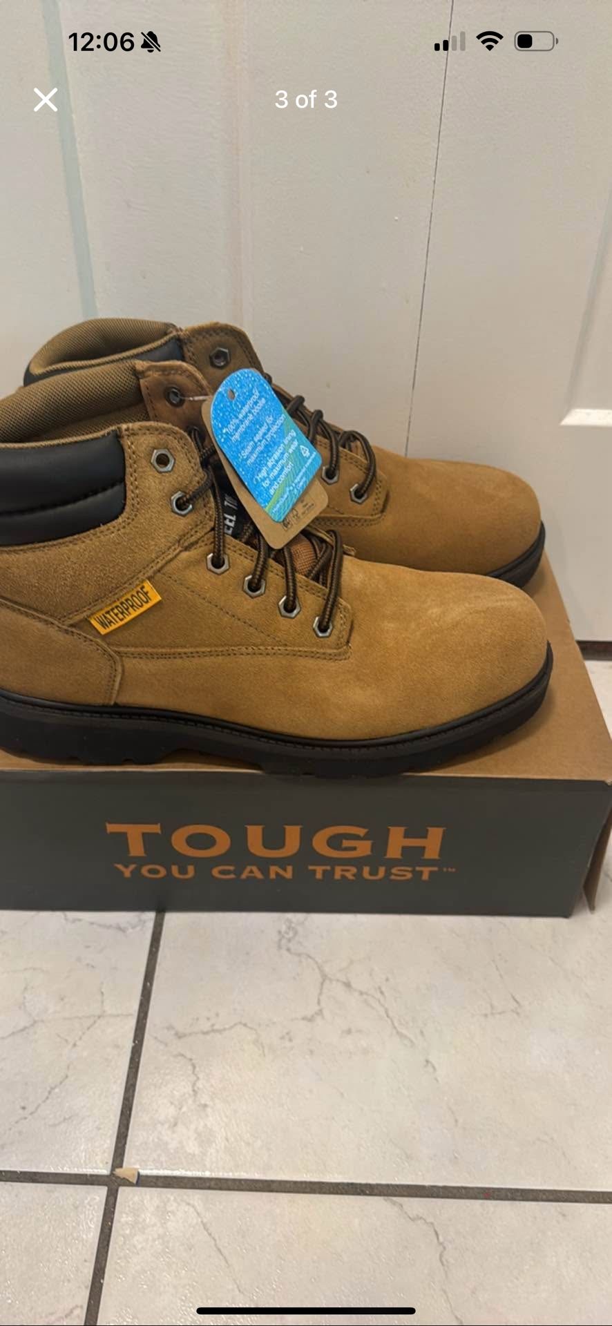 Work Boots Size 9.5