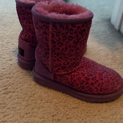 Pink Ugg Boots Size 10.5/11 Kids