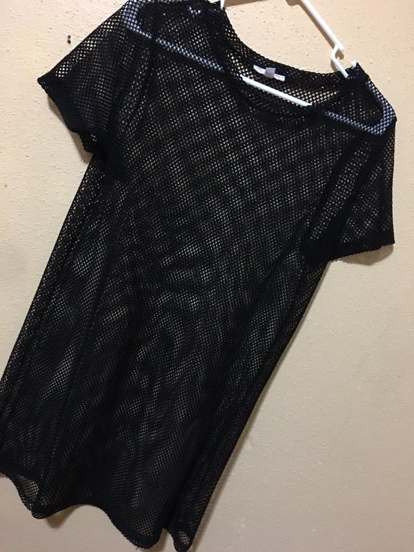 Fishnet tunic