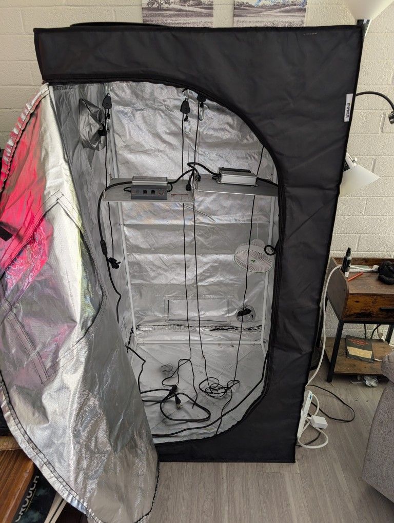 Grow Tent And Grow Lights