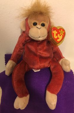 Ty Beanie Babies "Schweetheart" Orangutan Monkey | 1999