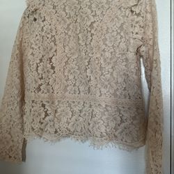 Petite Small Blouse Top Shirt Vintage-style Peasant Cottage-Core by Express