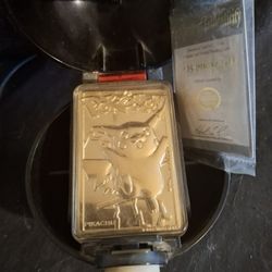 Golden Collectible Pikachu Mint Condition