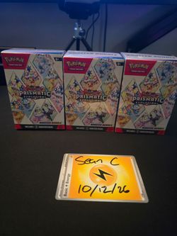 Pokemon Prismatic Booster Bundles