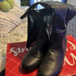 Ladies Fergie Black Boots 