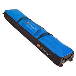 EQ SPORT Snowboard Bag with Wheels - Fully Padded & Waterproof Rolling Snowboard Bag for Air Travel, Boot Bag Included - Fits 2 Boards - Heavy-Duty YK