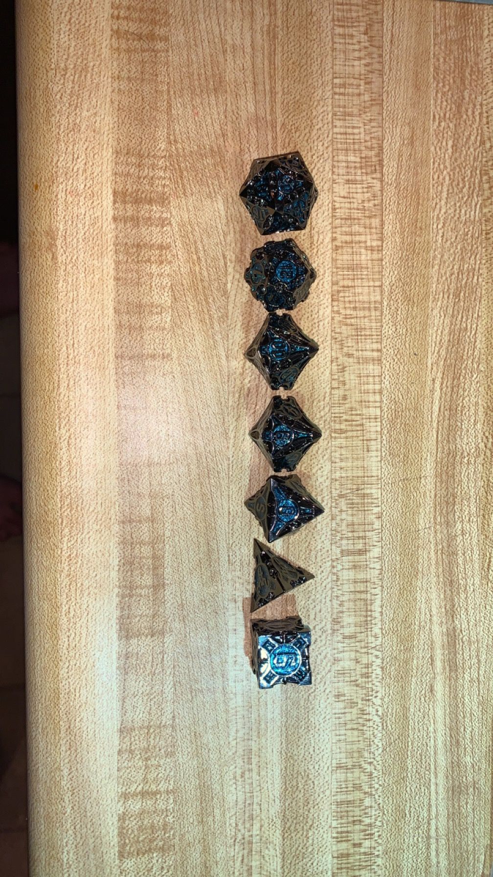 DND Metal Dice