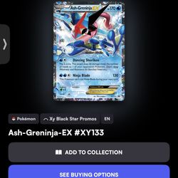 Pokémon Ash-Greninja-EX XY133 PSA GRADE 10