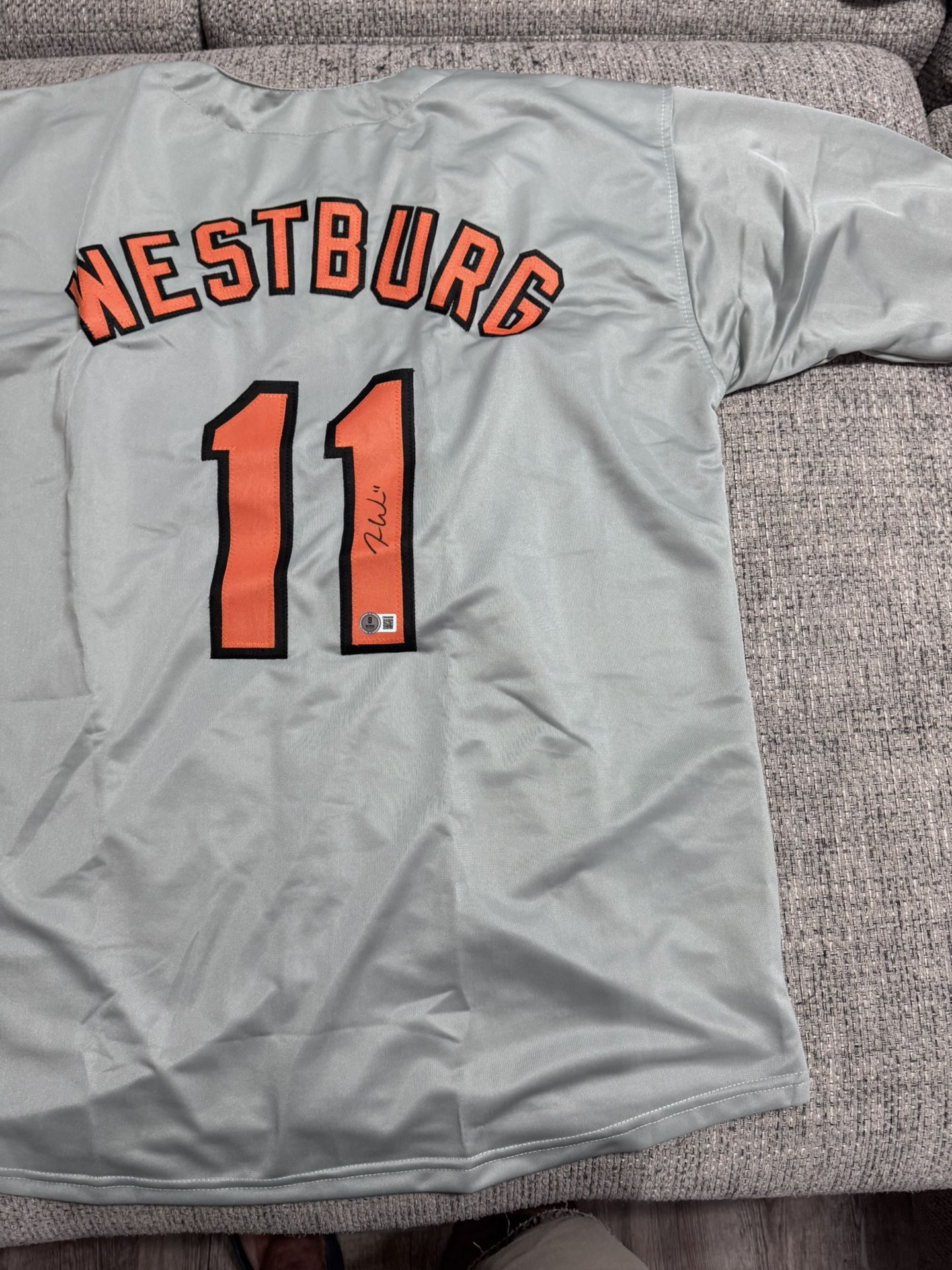 JORDAN WESTBURG Signed Autograph Custom Jersey - Beckett Coa - Charm City