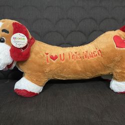 Giant Love Puppy Plush
