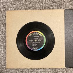 7 inch jukebox 33 RPM mini LP Lou Rawls  black and blue