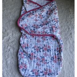 Chick Pea Muslin Cloth Floral Sleepsack Swaddle Cotton Blanket 0-3M Baby Girls