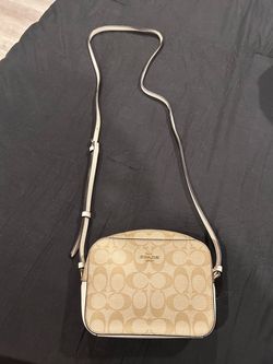 Authentic Coach Mini Jamie Camera Bag in Signature Canvas