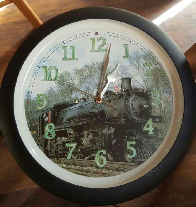 UNION PACIFIC #1246 Engine Train Wall Clock with Sound