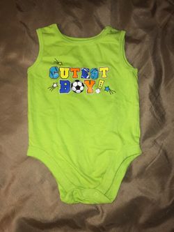 Cutest boy onesie 3-6 months