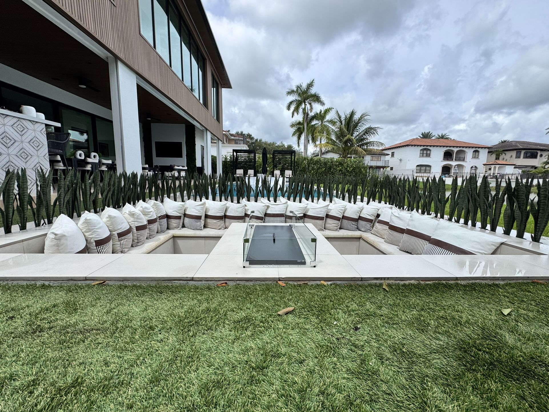 24” Faux UV RATED Artificial Snake Plants