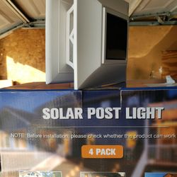 Solar Post Light
