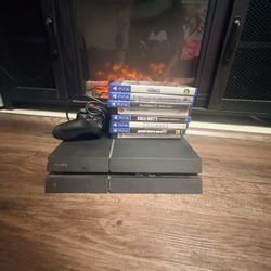PS4, Controller & Games 