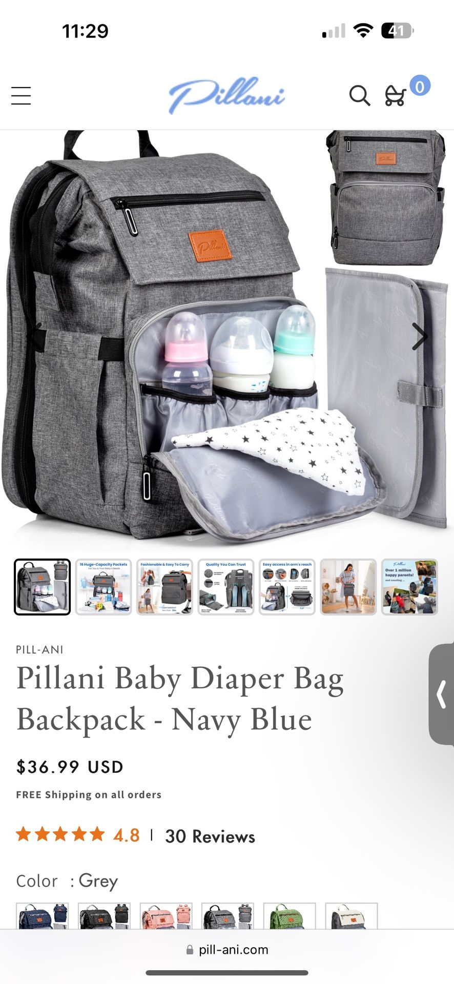 Baby Diaper bag Backpack