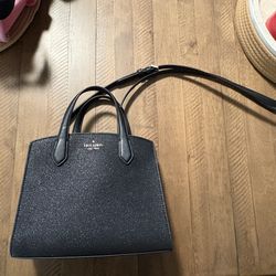kate spade tinsel satchel Black 