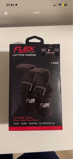 Flex Fitness Lifting Hooks 1 Pair
