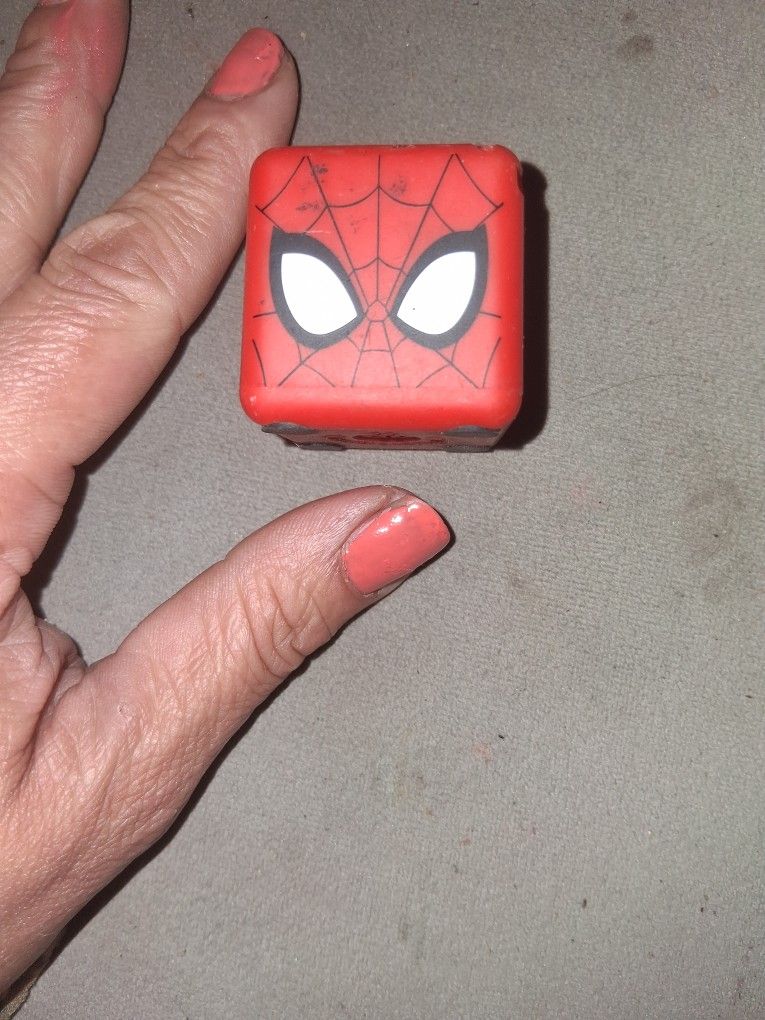 Spider-Man Web Face Square Bitty Boomers Bluetooth Mini-Speaker