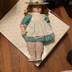 Kelly Porcelain Doll