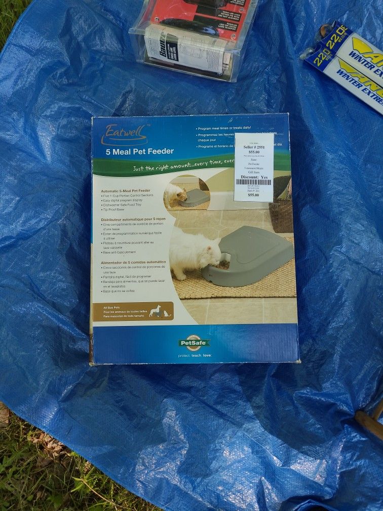 5 Meal Pet Feeder