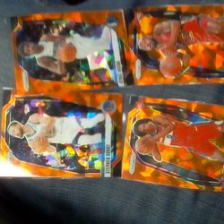 24-25 Panini Prizm Orange Ice Lot