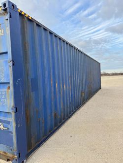 Blue 40' High Cube Container — Used, Extra Height, Delivery Available