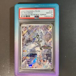 N’s Reshiram Box Topper PSA 10