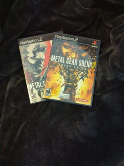 Metal Gear Solid 2 And 3 PS2