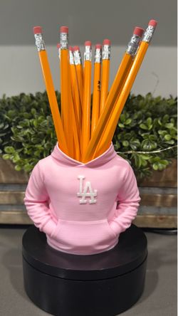 Pink LA dodgers pencil hoodie