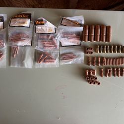 Large TIG Welding Parts & Torch Lot - WeldTec, Victor, Consumables, Torches