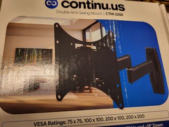 TV Wall Mount-Double Arm Swing
