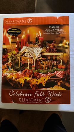 Department 56 Harvest Apple Orchard Snow Village