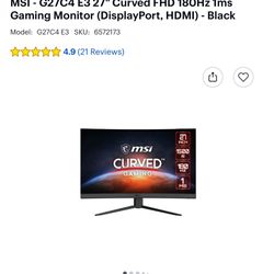 Msi 180hz 27’
