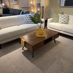 Mid-Century Sofa & Loveseat (Modern Home Furniture) 