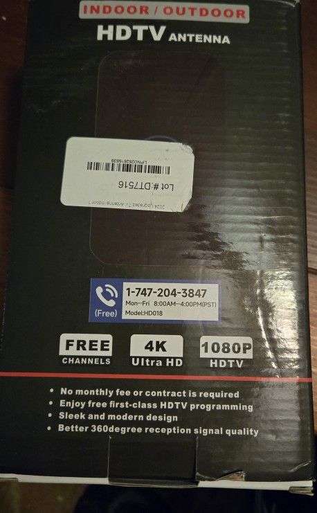 Indoor/Outdoor HDTV Antenna